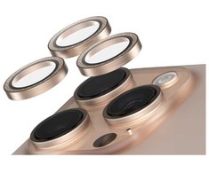 Panzer Glass SAFE by PanzerGlass kameros lęšio apsauga, skirta iPhone 16 Pro / 16 Pro Max – auksinė