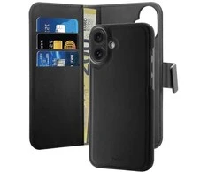 Puro Wallet Detachable MagSafe 2in1 Apple iPhone 16 – dėklas telefonui juodos spalvos