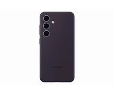 Dėklas Tamsiai violetinis „Samsung Galaxy S24+“ silikoninis dangtelis