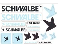 Dėklas SCHWALBE Schwalbe lipdukų rinkinys