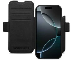 Dėklas „SCREENOR FIRST 2IN1 IPHONE 17 PRO“ MAGSAFE Juodas