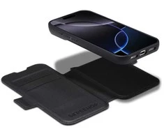 Dėklas „SCREENOR FIRST 2IN1 IPHONE 17 PRO“ MAGSAFE Juodas