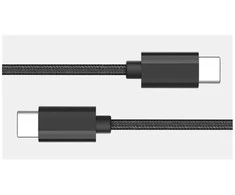 Dėklas Screenor GRATEQ USB-C - USB-C KABELIS 5A QUICK 0.5M Juodas