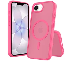 SCREENOR ICY ekrano apsauga iPhone 16E/17E su MagSafe – rožinė