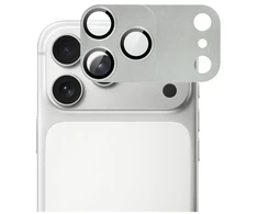 Dėklas Screenor Stikliukas+magnetinis iPhone 18 Pro sidabrinis