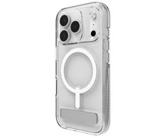 ZAGG Crystal Palace dėklas su užsegamu stovu, skirtas Apple iPhone 17 Pro, dėklas, Apple, iPhone 17 Pro, 16 cm (6,3"), permatomas
