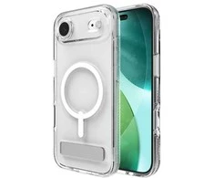 ZAGG Crystal Palace dėklas su užsegamu stovu, skirtas Apple iPhone 17 Air, dėklas, Apple, iPhone 17 Air, 16,5 cm (6,5"), permatomas