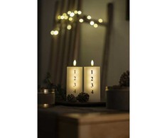 Dekoracja świąteczna Good Connections Sirius Home 80705, Baltas, 1 lamp(s), Baterija, AAA, 150 mm, 7 cm
