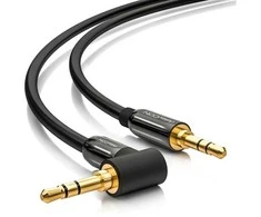 deleyCON MK207, 3,5 mm, kištukas, 3,5 mm, kištukas, 0,5 m, juodas
