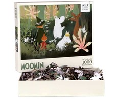 Moomin Muminas - 1000 detalių dėlionė, žalia (800063)