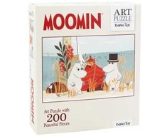 Dėlionė Barbo Toys Puzzle artystyczne Muminki raudona 200el