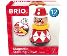 Dėlionė BRIO - Magnetic Stacking Clown (30490)