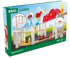 Ravensburger Traukinukų rinkinys BRIO Mega Spiral Set