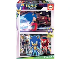Educa dėlionė 2x100 vnt. - Sonic