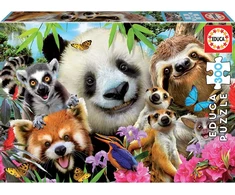 Educa dėlionė 300 vnt. - Panda ir draugai