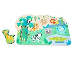 Hape laukinių gyvūnų dėlionė