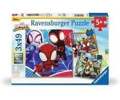 Ravensburger Dėlionė 3x49 vnt. - Žmogaus voro nuotykiai