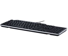 Klaviatūra DELL KB522, Full-size (100%), su laidu, USB, Membrane, QWERTY, Juodas