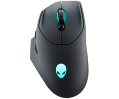 Dell Alienware AW620M - Pelė - dešinei rankai - optinė - 7 mygtukai - su laidu, belaidė - USB, 2,4 GHz - Dark Side of the Moon - retail - Box (AW620M-G-DEAM)