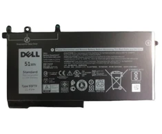 DELL baterija, 3 celių, 51 Wh, 4100 mAh, ličio jonų (Li-Ion), 11,4 V, juoda, 1 vnt.