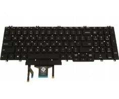 Dell 102-Key backlit laptop klaviatūra, US English išdėstymas