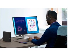 Monitorius DELL Pro Plus P2725D, 68,6 cm (27"), 2560 x 1440 pikselių, Quad HD, LCD, 8 ms, juoda, sidabrinė
