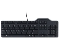DELL Pro Smartcard klaviatūra – KB813 – norvegiška (QWERTY), viso dydžio (100 %), laidinė, USB, mechaninė, QWERTY, juoda