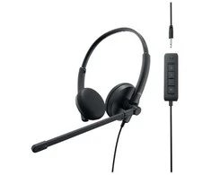 DELL WH1022, Vielinis, 20–20 000 Hz, Skambučiai / Muzika, 121 g, Ausinės su mikrofonu, Juoda