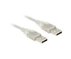USB kabelis Delock USB-A - USB-A 0,5 m permatomas (83886)