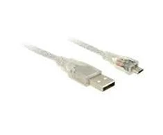 CABLE USB MICRO(M)->USB-A(M) 2.0 0.5M SKAIDRUS DELOCK