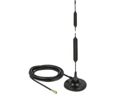 Delock 12418 - 5 dBi - 0.824 - 0.96 / 1.71 - 1.99 GHz - 50 ? - Omni-directional antena - SMA - Male