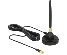 Delock 12421 - 3 dBi - 0.824 - 0.96 / 1.71 - 2.17 GHz - 50 ? - Omni-directional antena - SMA - Male