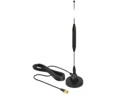 Delock 12423 - 3.5 dBi - 0.824 - 0.960 / 1.710 - 2.200 GHz - 50 ? - Omni-directional antena - SMA - Vertical polarization
