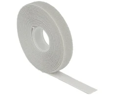Delock Klett-Kabelbinder L 3 m x B 13 mm Rolle grau