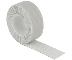 Delock Klett-Kabelbinder L 1 m x B 20 mm Rolle grau