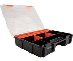 DeLOCK rūšiavimo dėžė su 21 skyriumi 290 x 220 x 60 mm oranžinė / juoda, daiktadėžė, juoda, oranžinė, stačiakampė, plastikinė, vienspalvė, 220 mm
