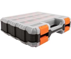 DeLOCK rūšiavimo dėžė su 34 skyriais 320 x 270 x 80 mm oranžinė / juoda, daiktadėžė, juoda, oranžinė, stačiakampė, plastikinė, vienspalvė, 270 mm