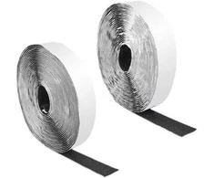 Organizer Delock DELOCK Klettband selbstklebend Haft/Flauschband 10mx25mm SW