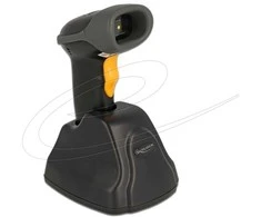 Delock 2,4 GHz Barcode Scanner 1D und 2D mit Įkrovimo stotelė - Mehrsprachig