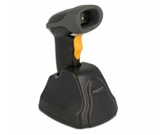 Delock 2,4 GHz Barcode Scanner 1D und 2D mit Įkrovimo stotelė - Mehrsprachig
