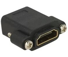 ADAPTER HDMI(F)->HDMI(F) BECZKA JUODA DELOCK