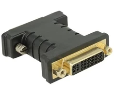 DeLOCK 63313, 1 x DVI 24+1, 1 x DVI 24+5, Juodas