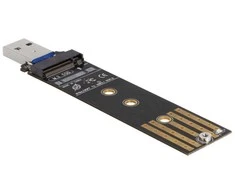 Kieszeń Delock DELOCK Combo Konverter für M.2 NVMe PCIe/SATA SSD USB 3.2