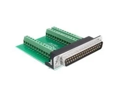 DeLOCK 65320, Sub-D 37, Juodas, Žalias, Sidabrinis, 69.3 mm, 69.7 mm, 16.1 mm, 1 pc(s)
