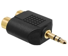 Delock Adapteris Audio Klinke 3,5 mm3 Pin Stecker > 2 x Cinch Buchse