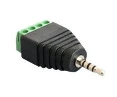 Adapterio gnybtų blokas 4 kontaktų->2,5 mm lizdas (M) DELOCK