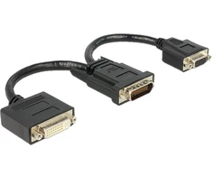AV adapteris Delock DMS- 59 - DVIRI + VGA juoda (65555)