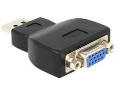 AV adapteris Delock Rodyti Uostas - D- Sub (VGA) juoda (65567)