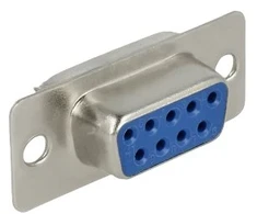 Delock Steckverbinder Sub-D 9 Pin Buchse Metall