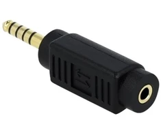 Delock Adapteris Klinkenstecker 4,4 mm 5 Pin zu Klinkenbuchse 3,5 mm 3 Pin